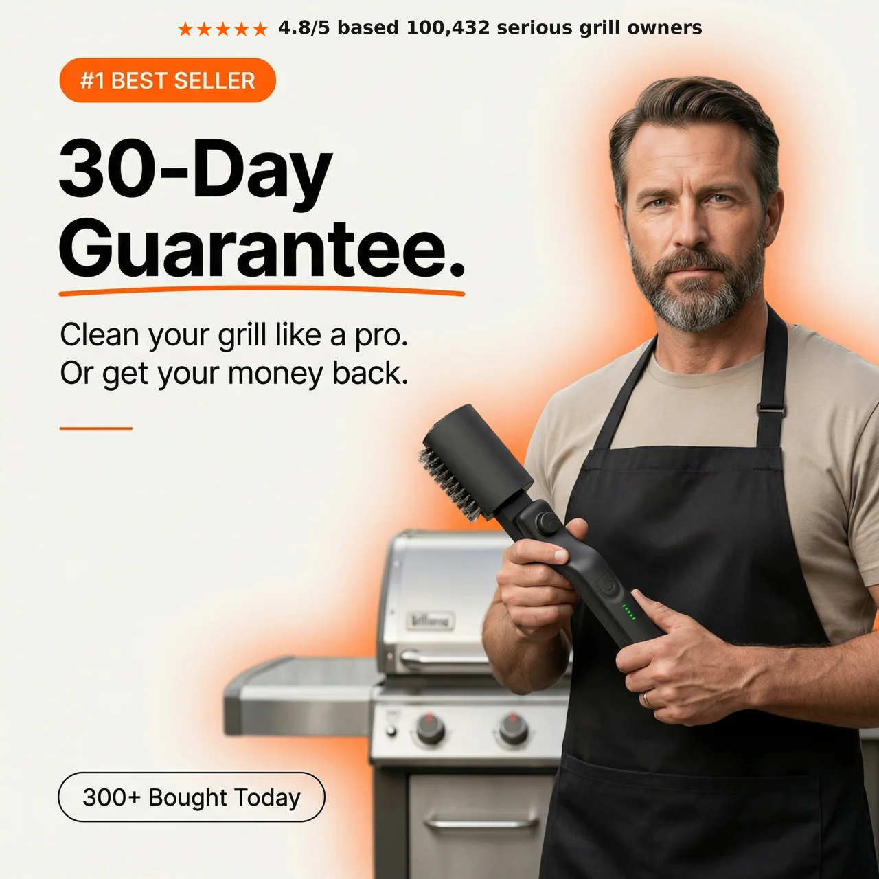 GrillForce Pro Electric Brush