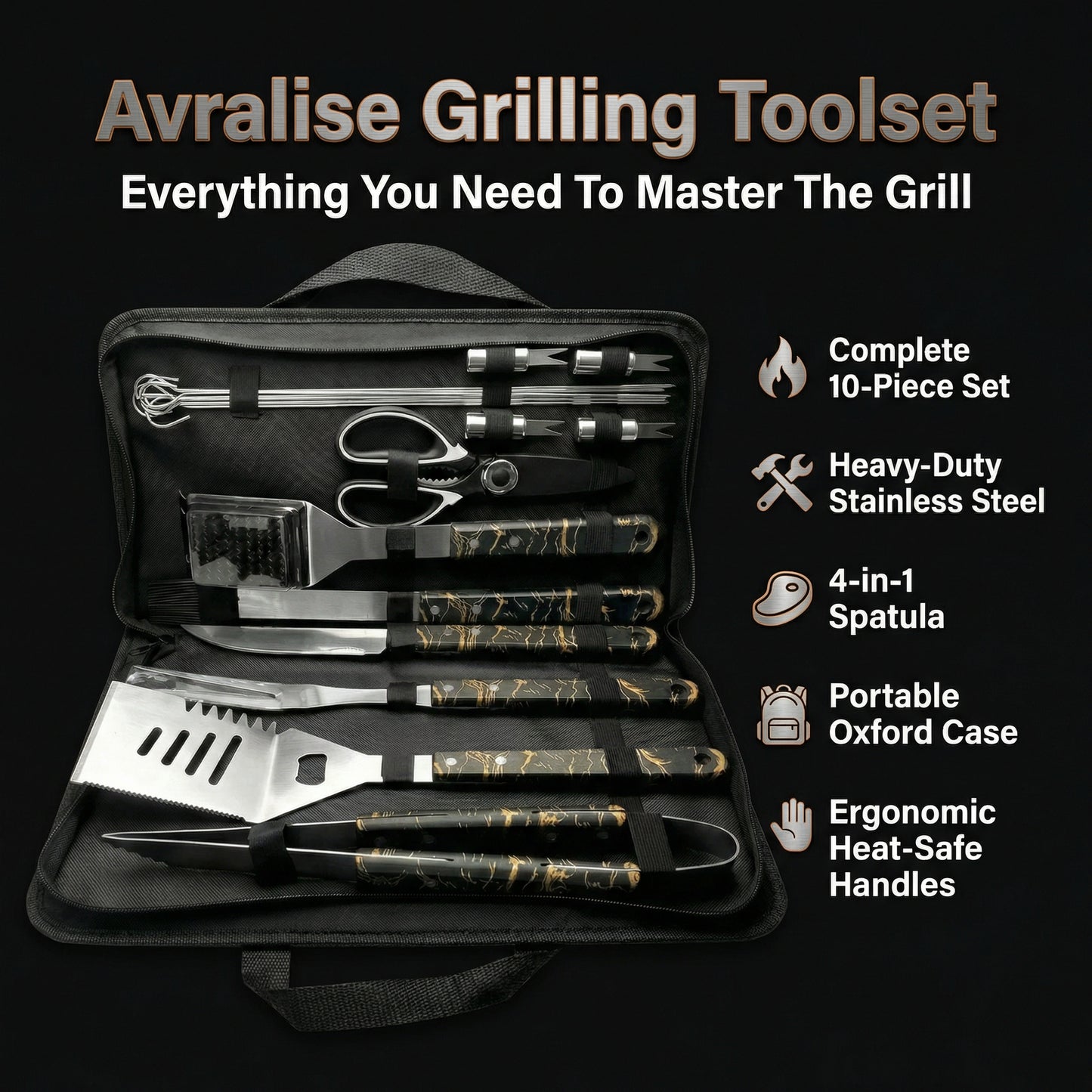 Avralise™ Grilling Toolset