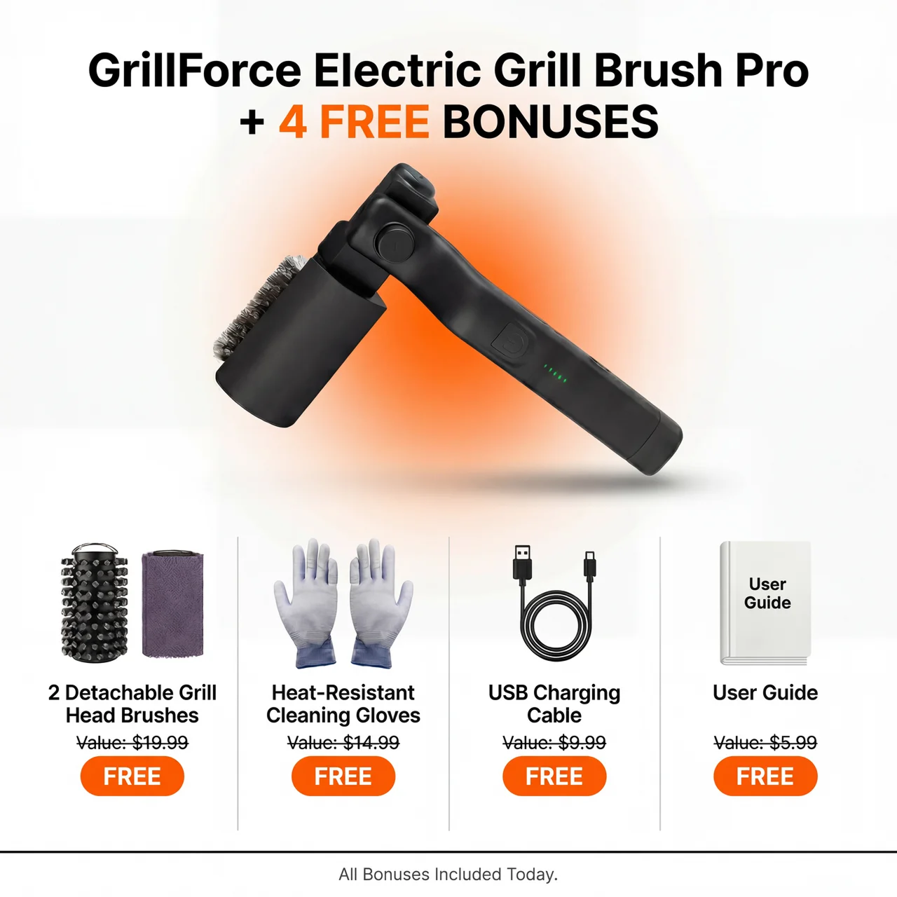 GrillForce Pro Electric Brush